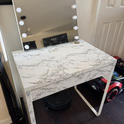 Makeup Desk + Mirror.