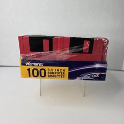 Memorex 97 IBM 3.5 Inch Floppy Disks HD Rainbow Pack Open Box