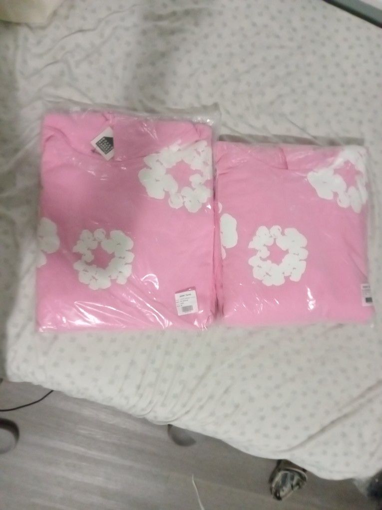 Denim Tears Pink Hoodie