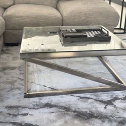 Glass Coffee table And End Table Set 