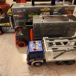 Match Box haulers and 30 cars