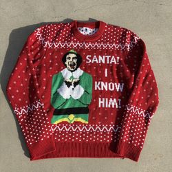 Elf Movie Promo Crewneck Knit Sweater 