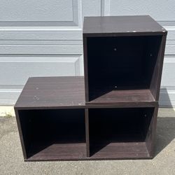 Brown Cube Shelf Shelves