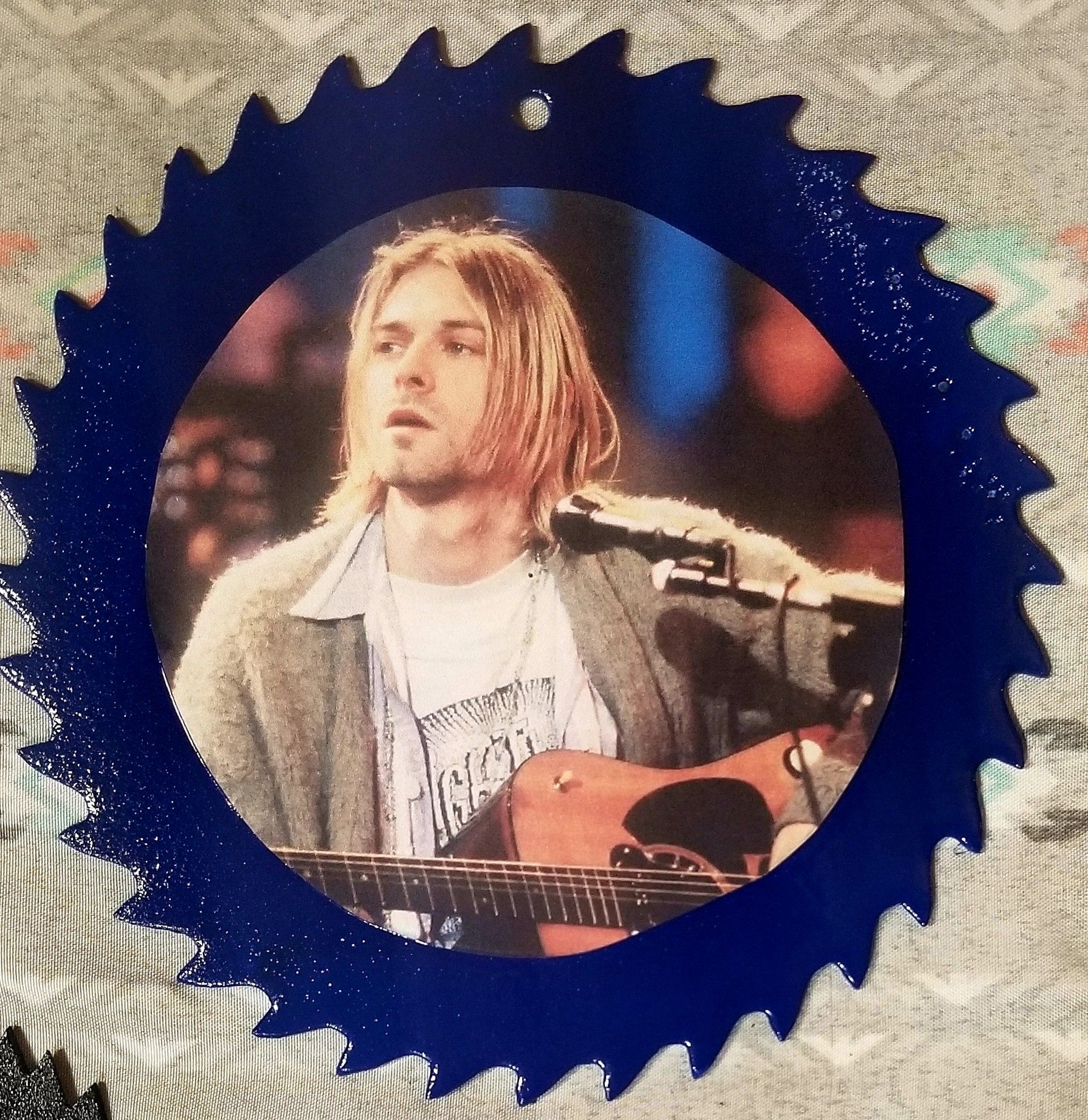Kurt Cobain Decorative Saw Blade