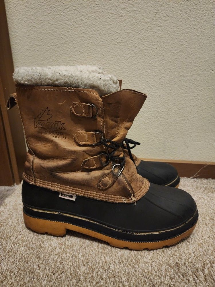 Kamik - Men's Alborg Insulated Waterproof Boot. Size 10M. Good Condition.