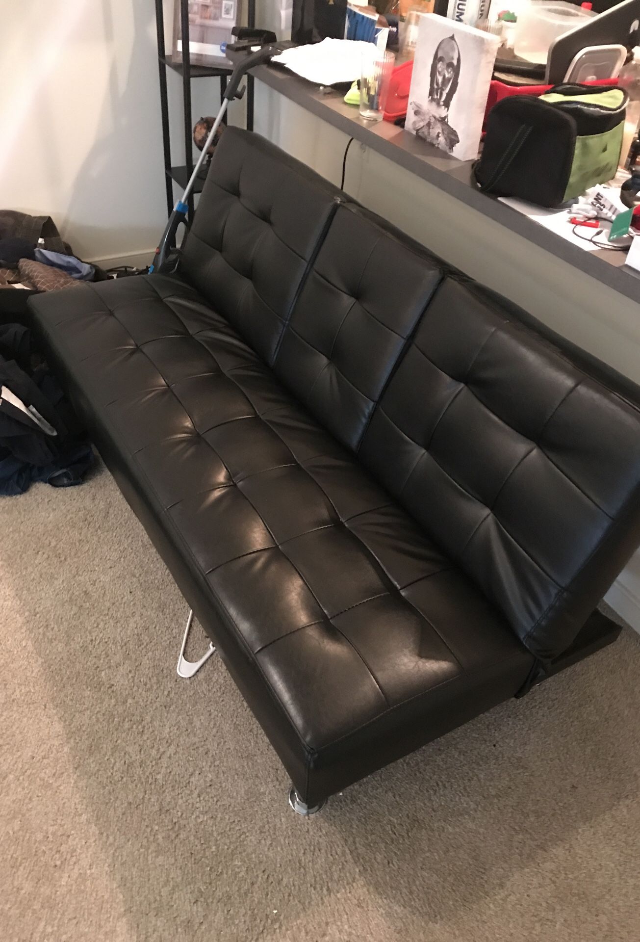 Futon and chair $100