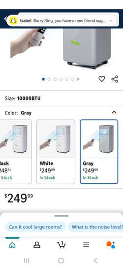 Portable A/C 1000 BTU