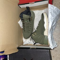 (Negotiate Price)Jordan 12s Olive Green