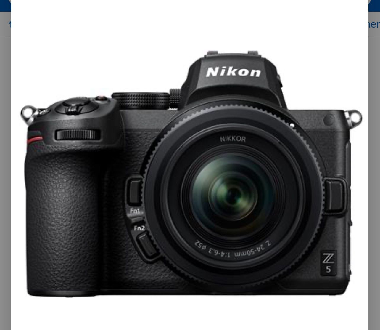 Nikon Z5 Full Frame Mirrorless Camera with 24-50mm Zoom Lens, Essential Bundle