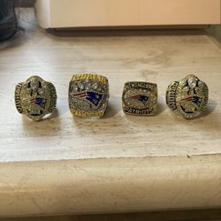 NE Patriots Rings