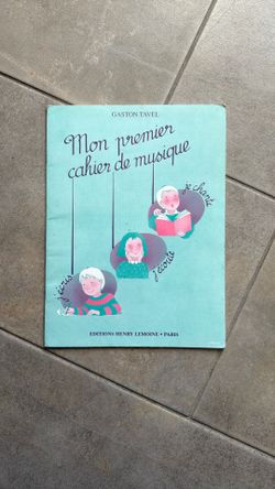 Mon Premier Cahier De Musique