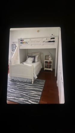 Pottery Barn Kids Catalina Stair loft bed