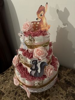 Baby Shower Bambi Diaper Cake