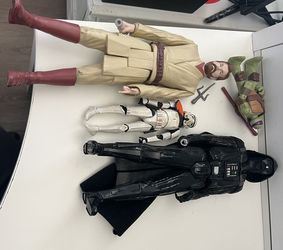 TMNT And Star Wars Actions Figure (4) 