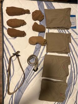 Army / Air Force AR670 Shirt, Socks, & Belt Combo