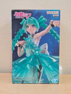 Hatsune Miku Banpresto Evolve Clearluxe Emerald Gem Figure