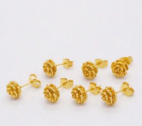 Golden 24k Earrings