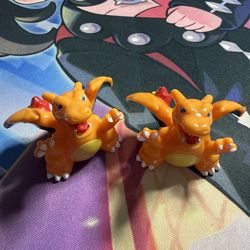 Pokemon Charizard Shopro Mini Figure Nintendo Japan Vintage (2pcs)