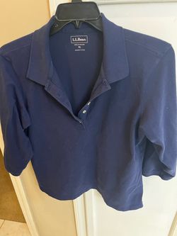L.L. Bean Navy Polo Shirt XL
