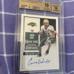 2016 Contenders Draft Picks Carson Wentz AU