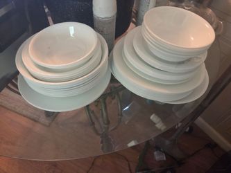 Corelle White Dish Set
