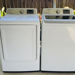 Samsung Washer And Electric Dryer Set Both Working 
