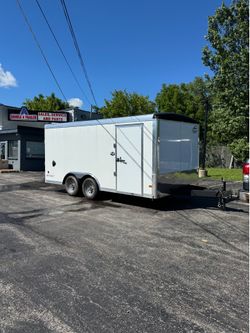 2026 8’.5” X 16’ enclosed landscape trailer