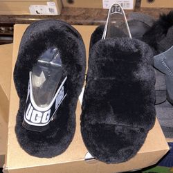 Ugg Fluff Black Size 9,10
