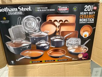 Pots and pans new in box