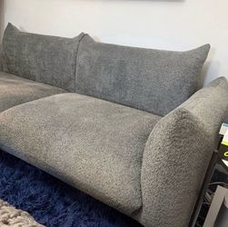 Comfy gray couch