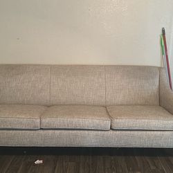 Light Gray 3-Seater Sofa