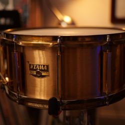 1988 6.5x14 Tama Pro Custom Bell Brass Snare Drum