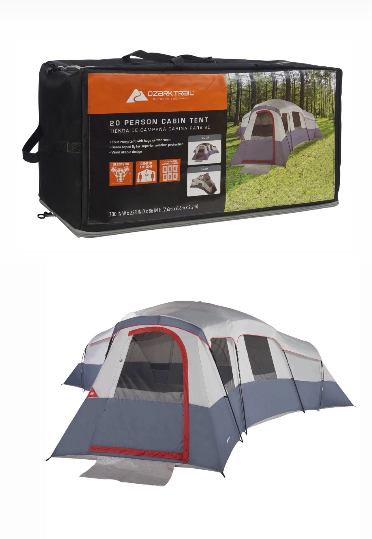 20 person cabin tent hotsell