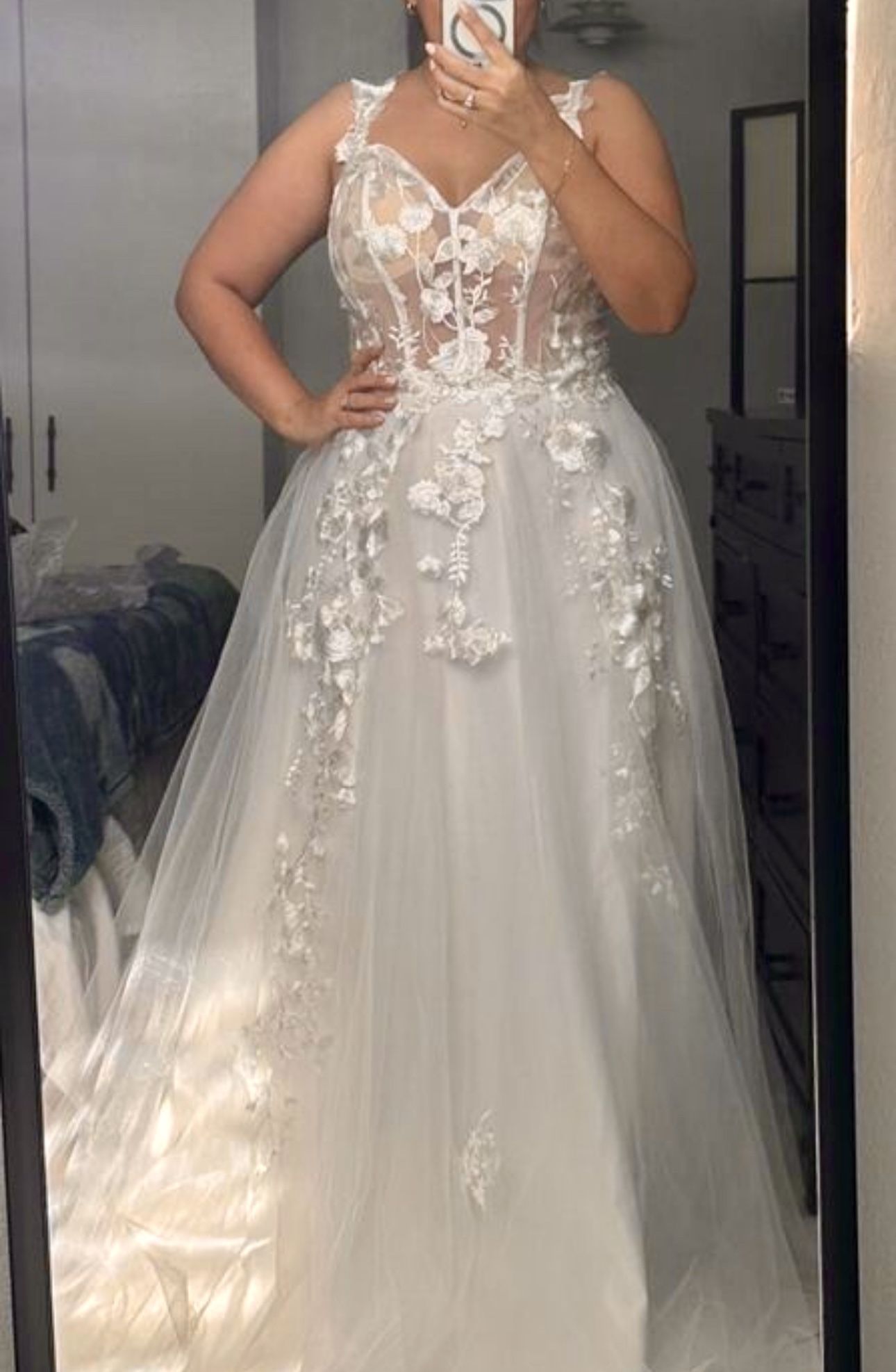 Vestido De Novia. Nuevo Nunca Usado. Talla L.