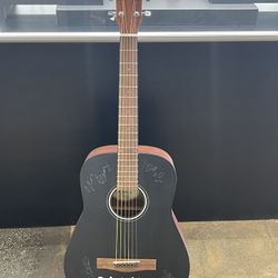 Fender FA-15 Black Acoustic 