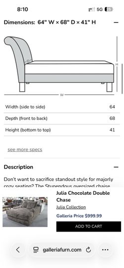 Julia chocolate double chase