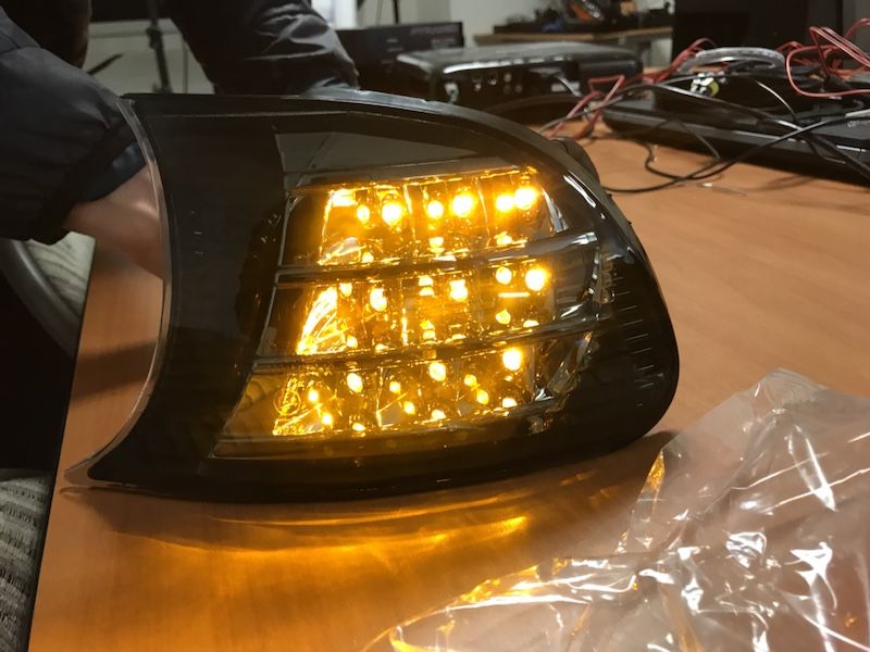 DEPO BMW e46 3 series Amber LED Corner Signal Lights