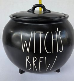 Rae Dunn Halloween Witch's Brew Cauldron