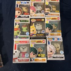 Funko Pop Lot My Hero / Anime / Ad Icons