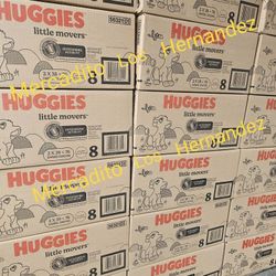 Huggies Size 8 Little Movers 76 Pañales Diapers❗️Nuevos Firm Price
