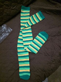 Striped knee high Socks