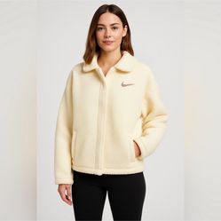 Nike Sherpa Fleece Jacket (New) Women’s  Large 