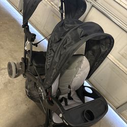 Sit and stand stroller