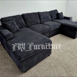 Black Sectional 