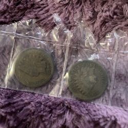 1889,1902 Indian Head Cents