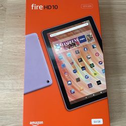 Amazon Fire HD 10 10.1" Tablet - 64GB Lilac - Brand New & Sealed