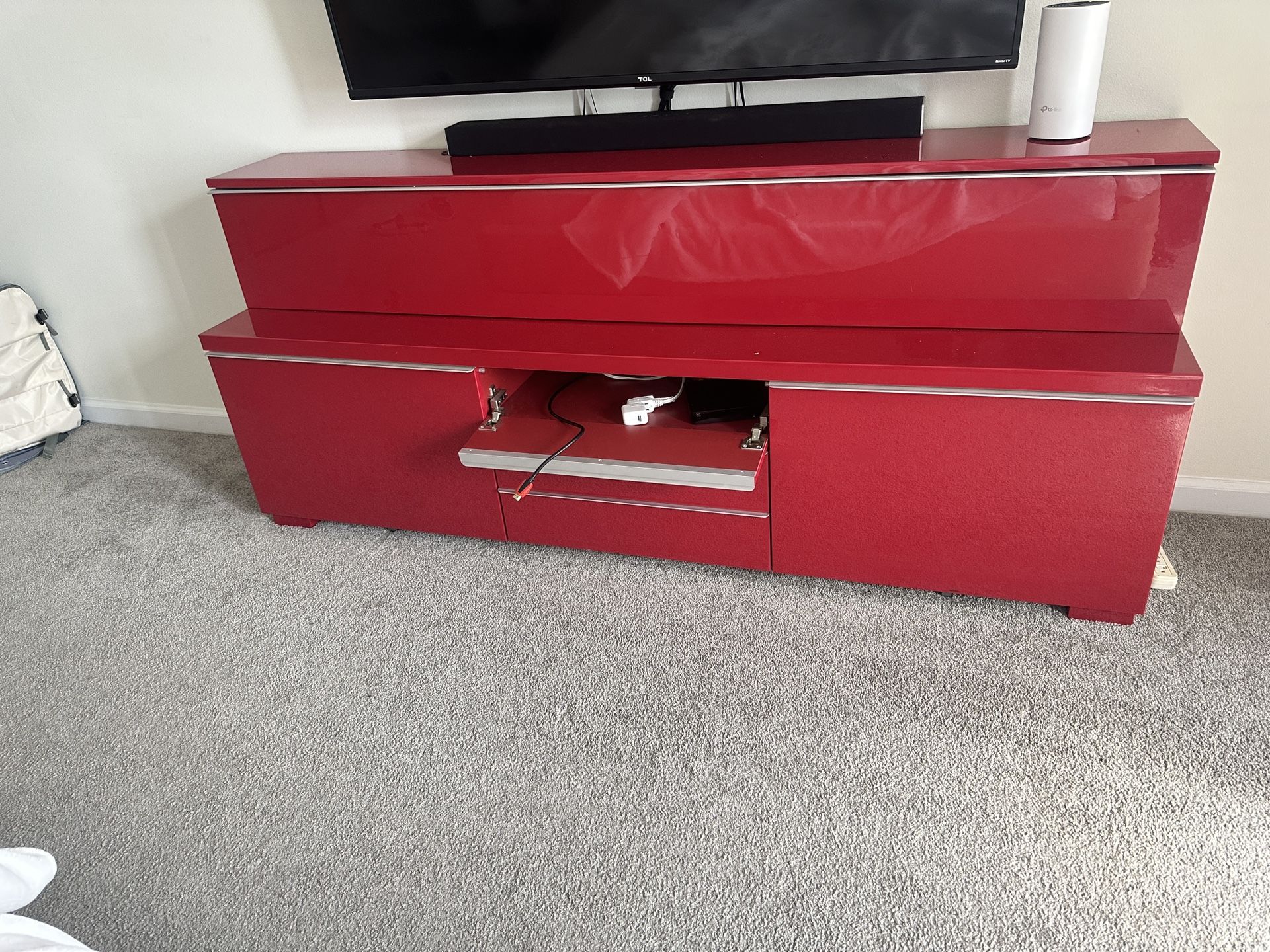 Beautiful Perfect Condition 2-Piece Entertainment Console