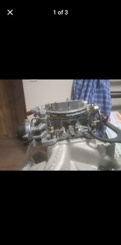 Olds 403 Edelbrock Rpm Intake, And Carter Carb