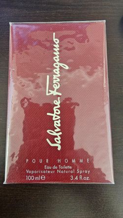 Salvatore ferragamo pour homme red cover 3.4oz edt natural spray for men