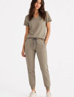 Figs Scrub Set - Latte, XSmall